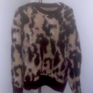 All Saints x small animal prints sweater